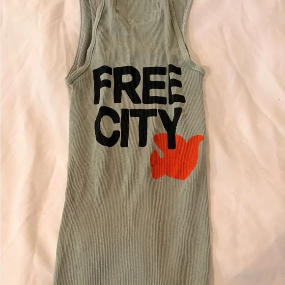 FreeCity Ribbed Tank Top - Picture 2 of 4